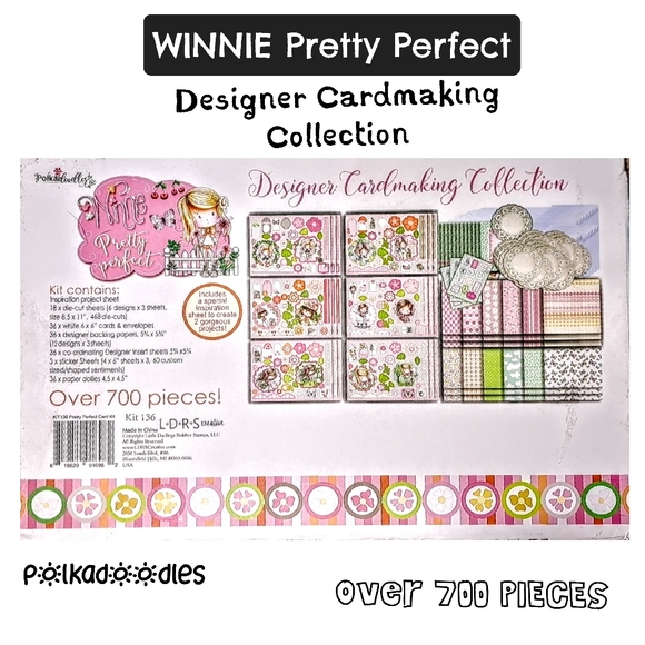 L.D.R.S ~ Winnie PRETTY PERFECT Designer Cardmaking Collection. NWT